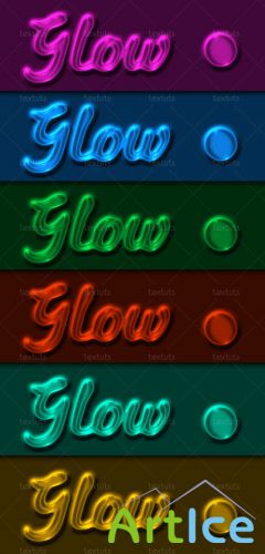 Transparent Glow Photoshop Layer Style