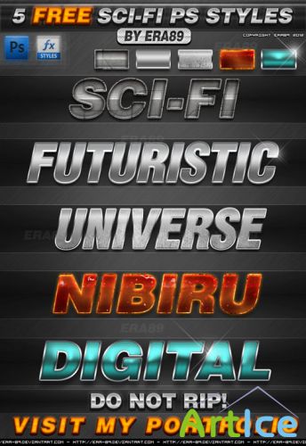 5 Sci-Fi Text Effects Styles for Photoshop
