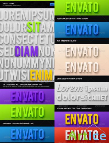 Graphicriver - 3D Text Styles