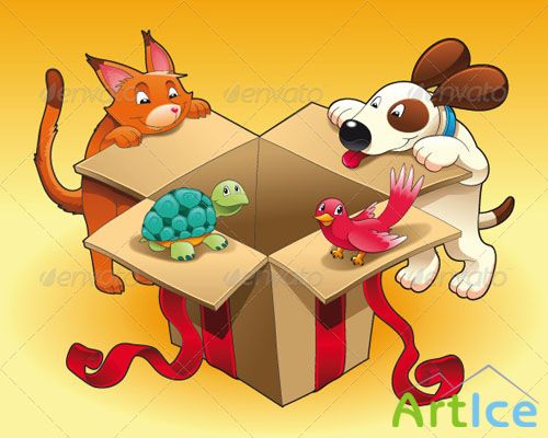 GraphicRiver - Gift and Pets 152547