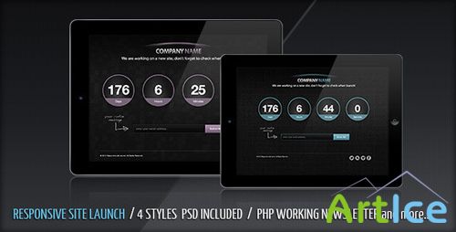ThemeForest - Responsive site launch coming soon