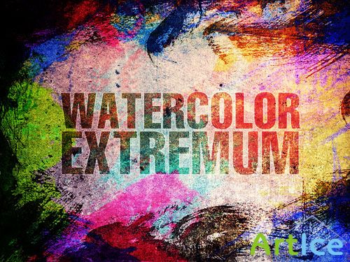 Watercolor Extremum Photoshop Brushes