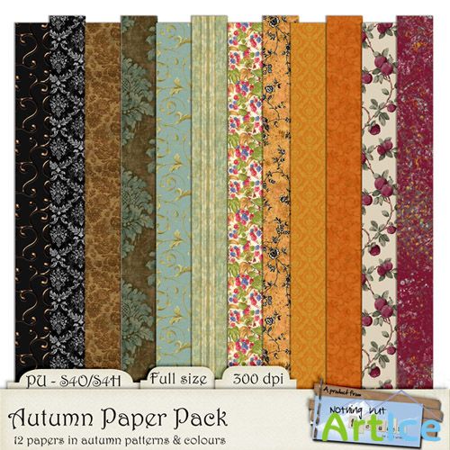 Autumn Vintage Papers Pack