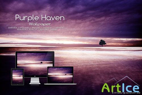 Purple Haven - Wallpaper Version