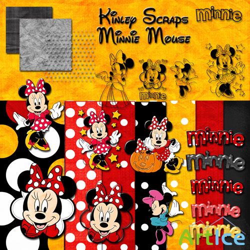 Scrap Set - Minnie Mouse