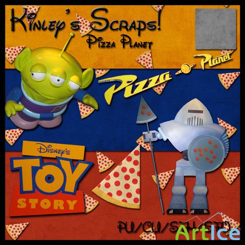 Scrap Set -  Pizza Planet