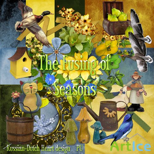 Scrap Set -  The Fusing of Seasons