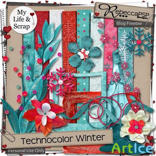 Scrap Set -  Technocolor Winter
