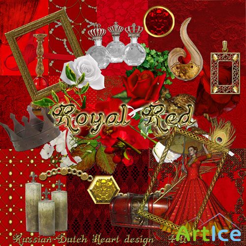Scrap Set - Royal Red
