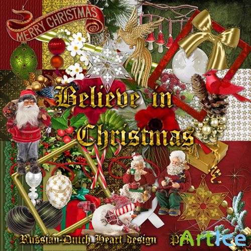 Scrap Set - Believe in Christmas