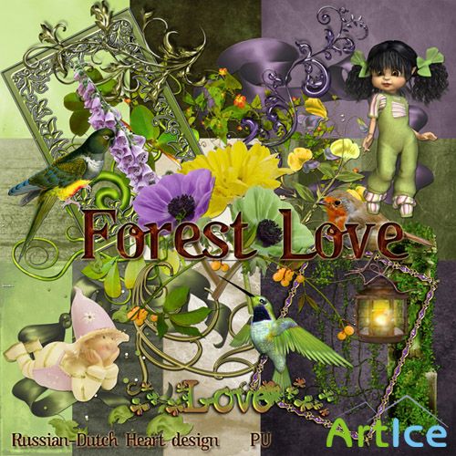 Scrap Set - Forest Love