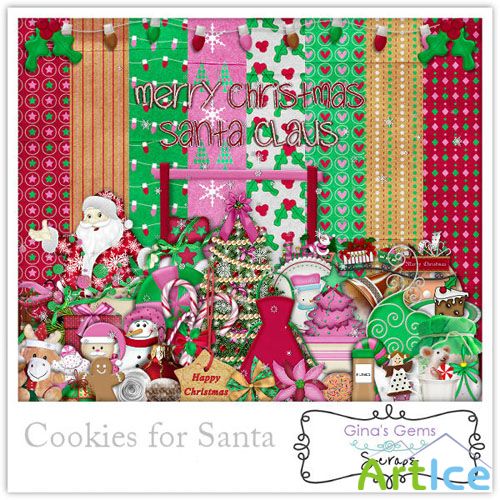 Scrap Set - Cookies for Santa