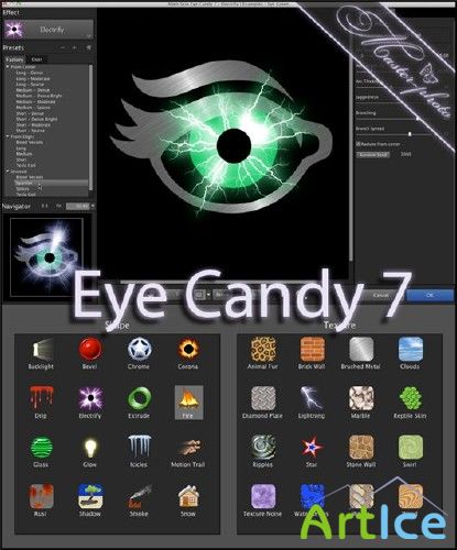        photoshop - Alien Skin Eye Candy v7.0.0