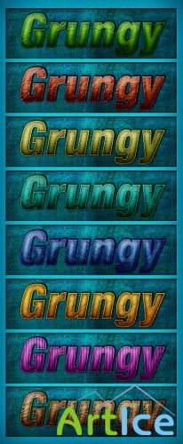 Grungy Photoshop Styles