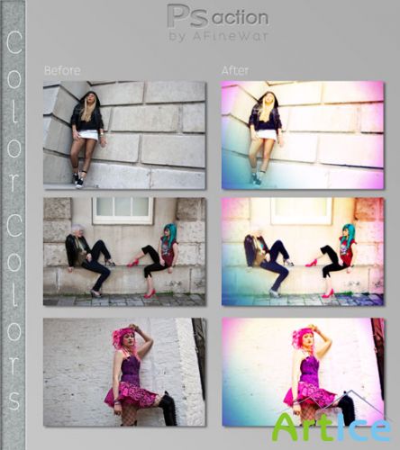 Colorful Photoshop Actions
