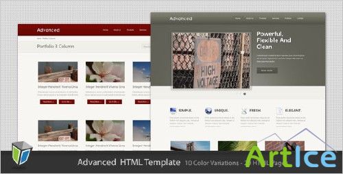 ThemeForest - Advanced - Business and Portfolio HTML Template