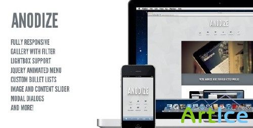 ThemeForest - Anodize - A Responsive HTML5 Template