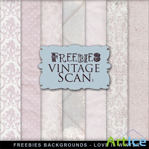 Textures - Retro Style Romantic Backgrounds 3