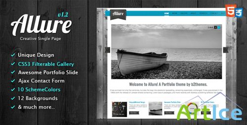 ThemeForest - Allure v.1.2 - HTML5 Portfolio Theme