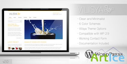 ThemeForest - Vilisya v2.0 - Minimalist Business Wordpress Theme 3