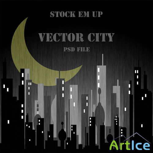 Vector City PSD Template
