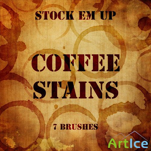 Coffee Stains Photoshop Brushes