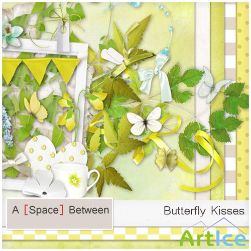Scrap Set - Butterfly Kisses PNG and JPG Files