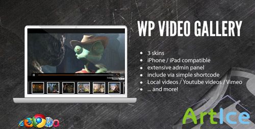 CodeCanyon - Video Gallery Wordpress Plugin /w YouTube, Vimeo v4.0.1