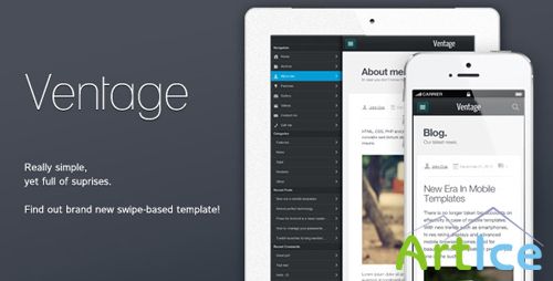 ThemeForest - Ventage - Premium Mobile and Tablet Template