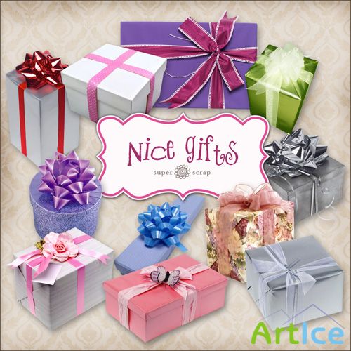 Scrap Set - Nice Gifts PNG files