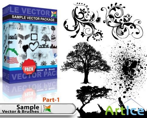 Sample Vector and Brushes Pack #1