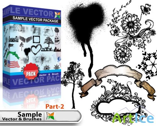 Sample Vector and Brushes Pack #2