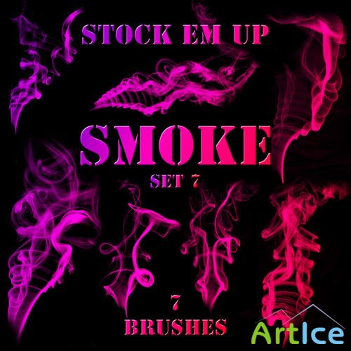Smoke Photoshop Brushes Set #7