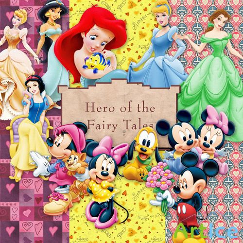 Scrap-set - Hero Of The Fairy Tales - Disney Heroes PNG Images