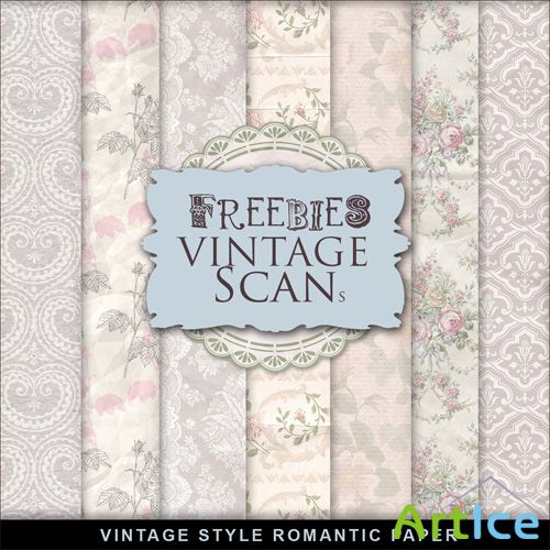 Textures - Vintage Style Romantic Paper
