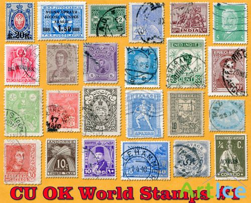 Scrap KIt - World Stamps 1