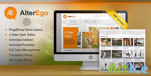 ThemeForest - AlterEgo - Creative Style WordPress Theme