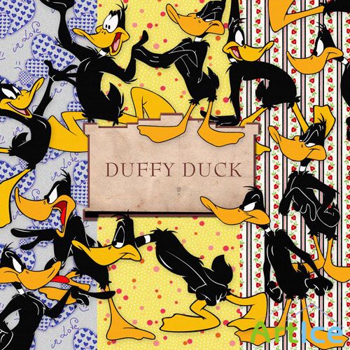 Scrap-set - Duffy Duck Illustrations In PNG