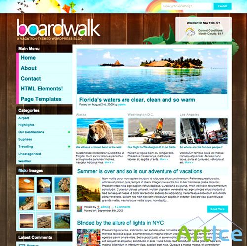 WPNow - BoardWalk v1.01 - WordPress Theme