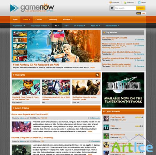 WPNow - GameNow v3.0 - WordPress Theme