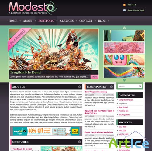 WPNow - Modesto v1.0 - WordPress Theme