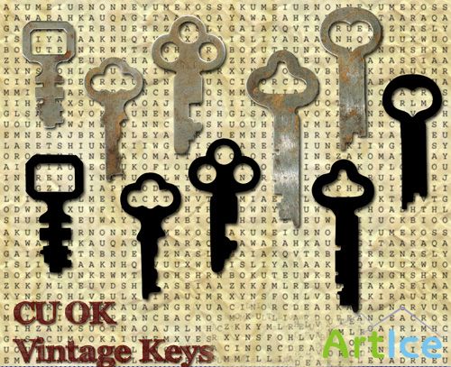 Scrap KIt - Vintage Keys