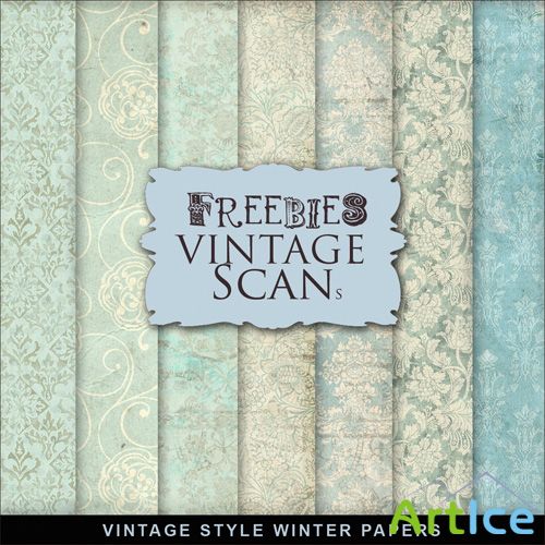 Textures - Viintage Style Winter Papers