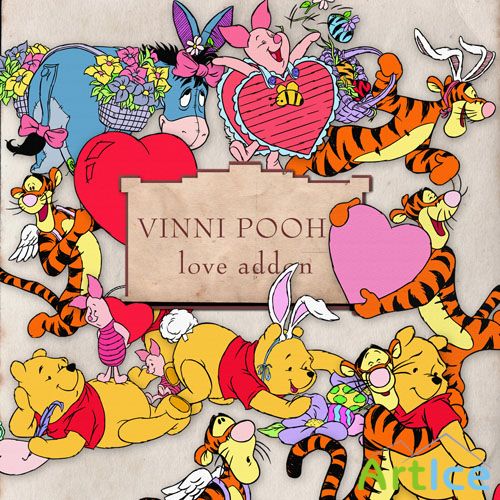 Scrap-kit - Vinnie Pooh 2 - loved Hero of the Fairy Tales