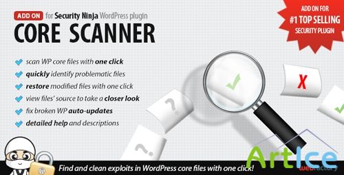 CodeCanyon - Core Scanner add-on for Security Ninja v1.20