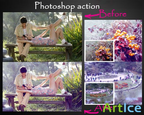 Cold Tone Photoshop Actions