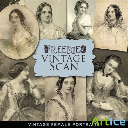 Scrap-kit - Vintage Female Portraits