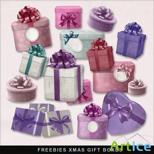 Scrap-kit - Xmas Gift Boxes
