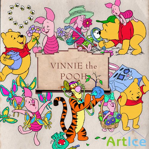 Scrap-kit - Vinnie Pooh 3 - loved Hero of the Fairy Tales