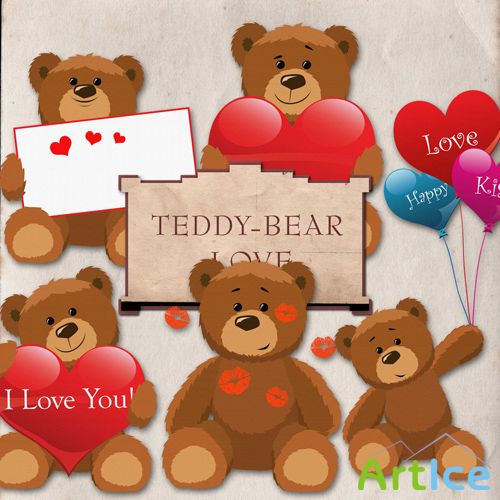 Sctap-kit - Teddy-Bear Love